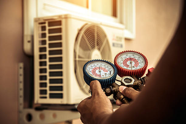 Professional Hvac Repair technician working in Central Square, NY